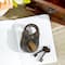 Industrial Gray Metal Lock and Keys Decor, 6.5" x 4" x 1"